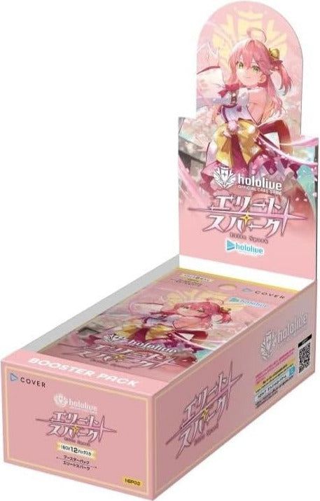 Bushiroad Hololive Official Card Game Elite Spark Booster Display Japanisch mit 12 Packs