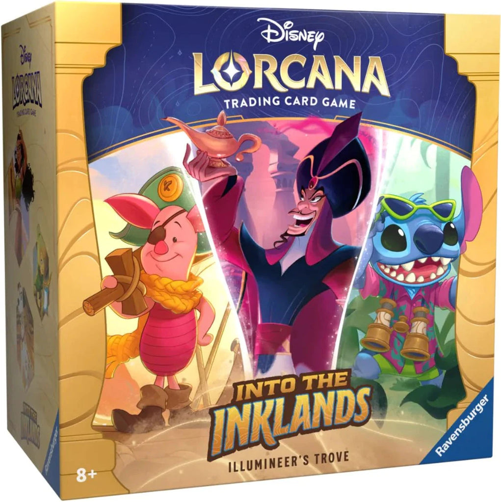 Disney Lorcana Into the Inklands Illumineer’s Trove Englisch mit Boostern und Zubehör