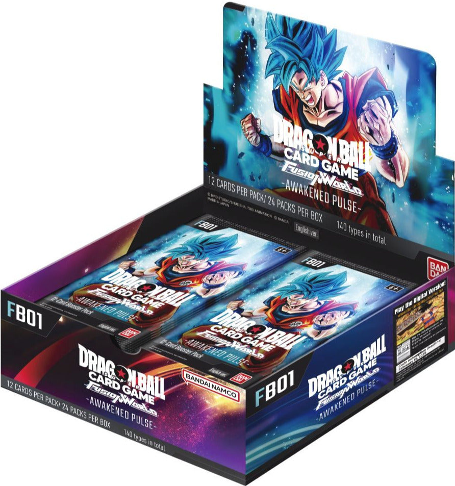  Dragon Ball Super Card Game Fusion World FB01 Awakened Pulse Booster Display Englisch