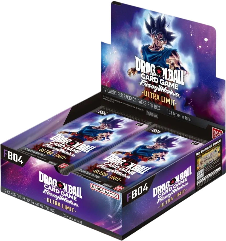  Dragon Ball Super Card Game Fusion World FB04 Ultra Limit Booster Display Englisch