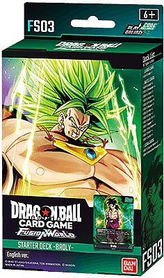  Dragon Ball Super Card Game Fusion World FS03 Starter Deck Broly Englisch