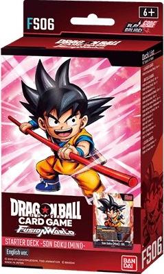  Dragon Ball Super Card Game Fusion World FS06 Starter Deck Son Goku Mini Englisch