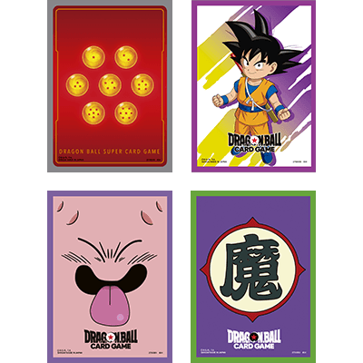 Dragon Ball Super Card Game Fusion World Official Card Sleeves 02 mit 4 verschiedenen Designs
