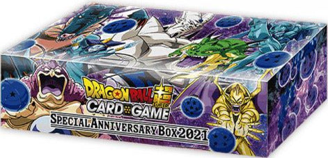 Dragon Ball Super Card Game Special Anniversary Box 2021 Version 3 Englisch mit Packs, Hüllen und Box