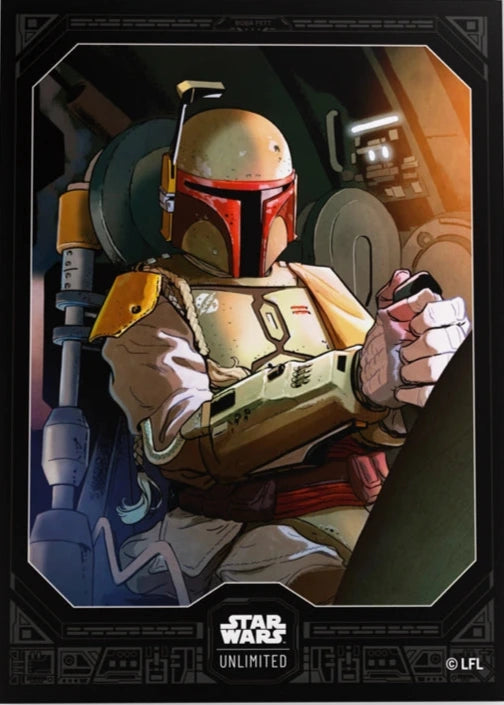 Gamegenic Star Wars: Unlimited Art Sleeves Boba Fett – 60 Kartenhüllen mit Kopfgeldjäger-Motiv