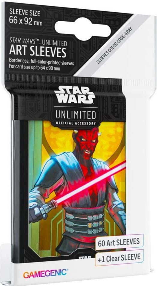 Star Wars: Unlimited Art Sleeves mit Darth Maul Motiv von Gamegenic