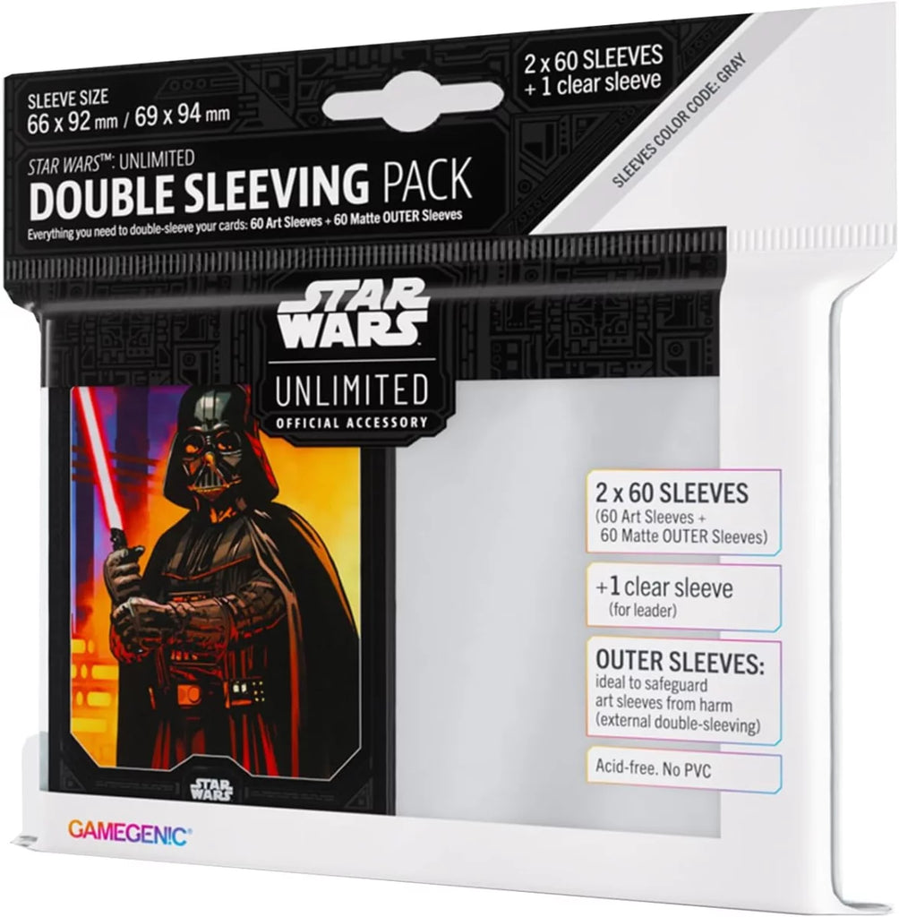  Gamegenic Star Wars Unlimited Art Sleeves Darth Vader – Double Sleeving Pack