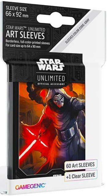  Gamegenic Star Wars Unlimited Art Sleeves Kylo Ren – 60 Kartenhüllen mit Motiv
