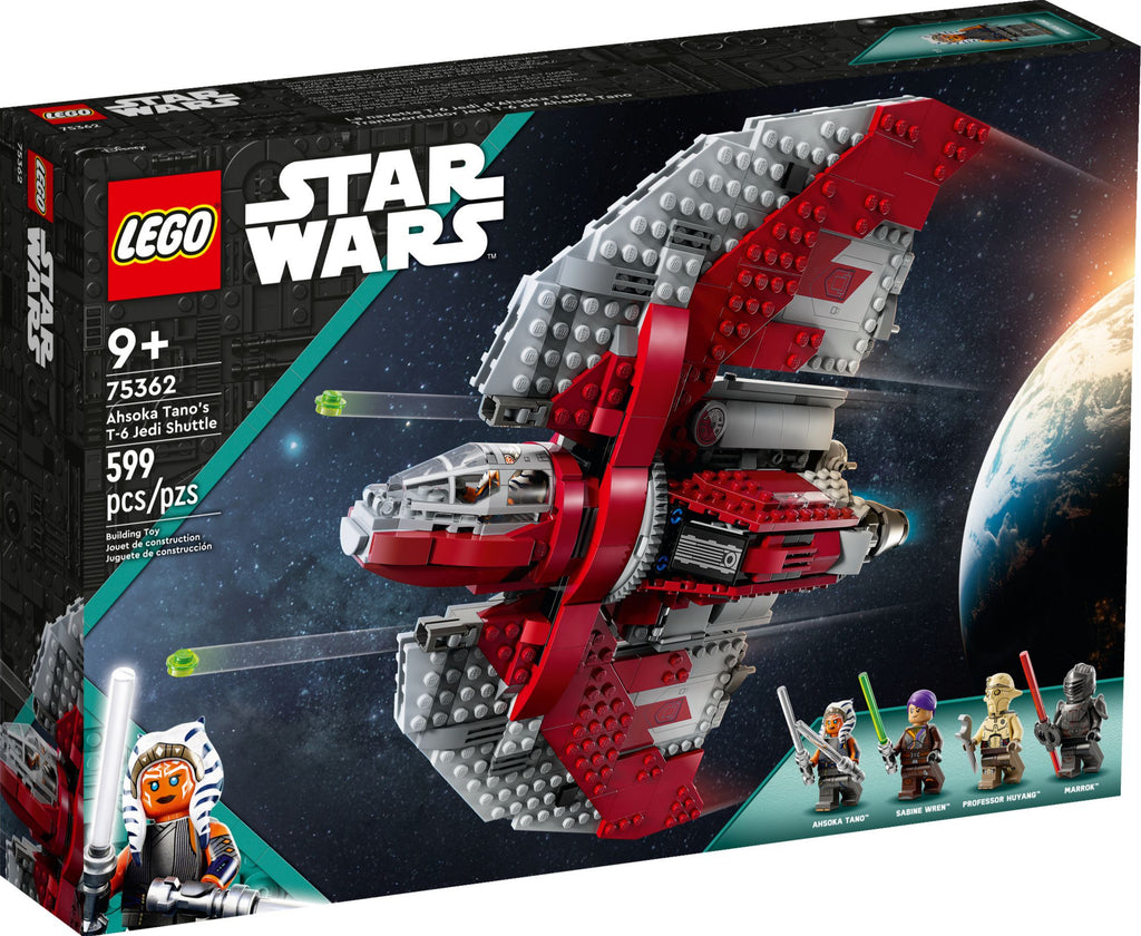 LEGO Star Wars 75362 Ahsoka Tanos T-6 Jedi Shuttle mit Minifiguren
