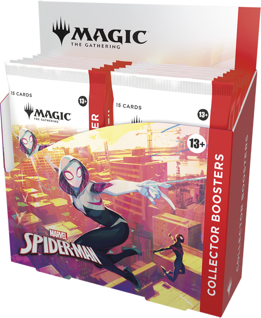 Magic the Gathering Marvel Spider-Man Collector Booster Box Englisch mit 12 Boostern