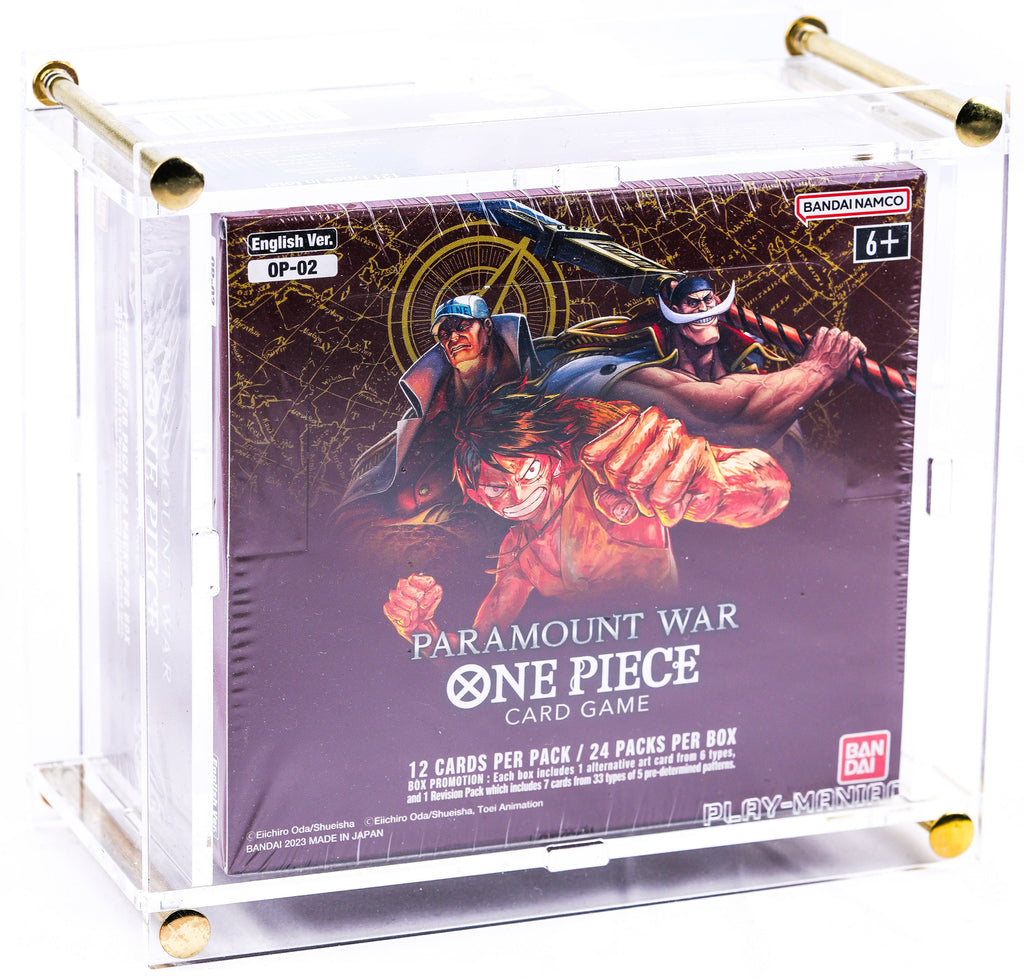  Play-Maniac Acryl Case Schutzhülle für One Piece Card Game Display Englisch