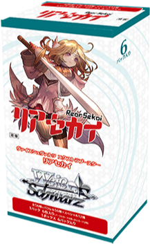 Weiß Schwarz Extra Booster Display Rear Sekai Japanisch mit 6 Packs