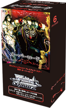 Weiß Schwarz – Overlord Premium Booster Display Japanisch mit 6 Packs